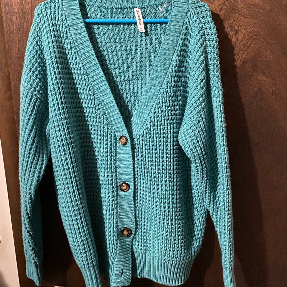 Button up real cardigan sweater XL